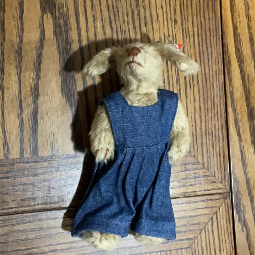Ty “Murphy “ Original Attic Treasures dog 🐶 with floppy ears rare red hang tag